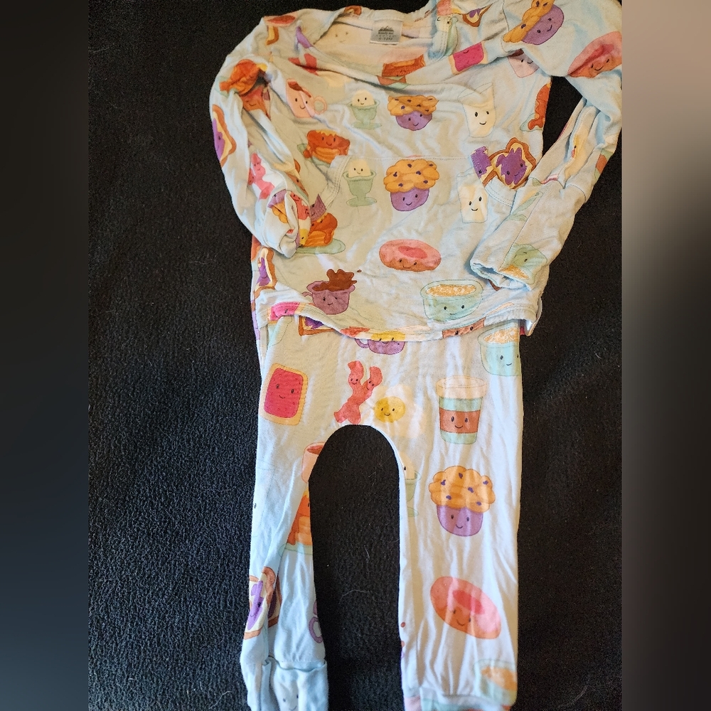 Long sleeve breakfast club Ready Set Romper 6-12 months